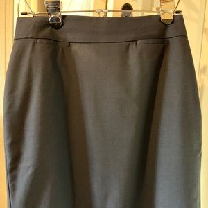Banana republic navy blue wool skirt 8p